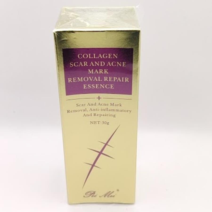 Pei Mei Esencia Reparadora con Colágeno para Cicatrices y Marcas de Acné ✨💧 — Regeneración y Piel Uniforme